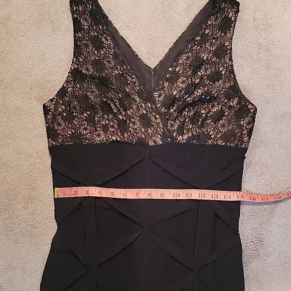 Alex evenings petite lace top dress - Picture 7 of 10